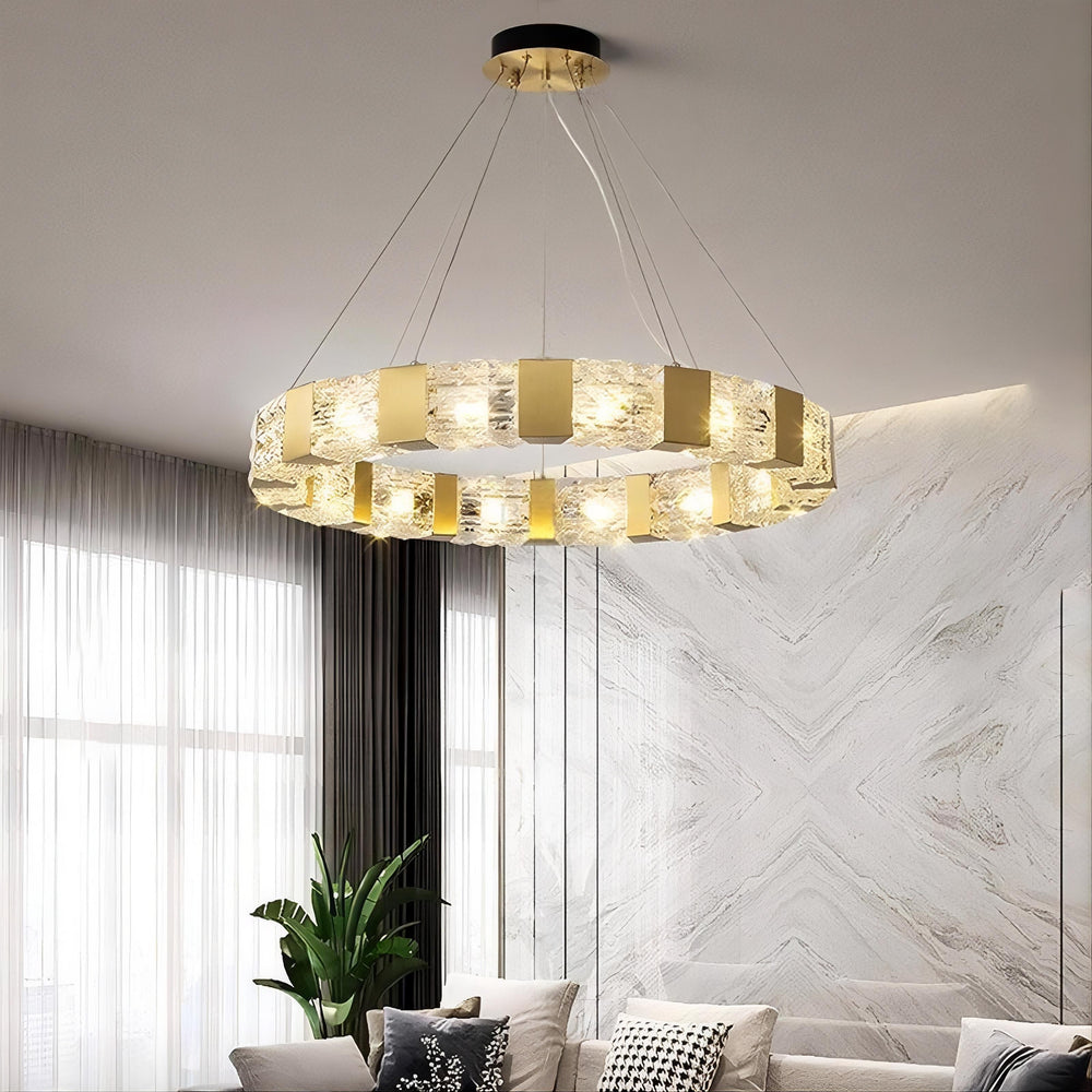 MAGNET Ring Chandelier by Lampadom - scale reference