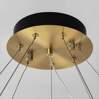 MAGNET Ring Chandelier by Lampadom - angle view