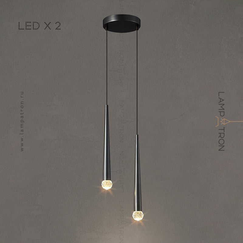 MAGRIT LUX MORE Cascade Light by Lampadom - close-up