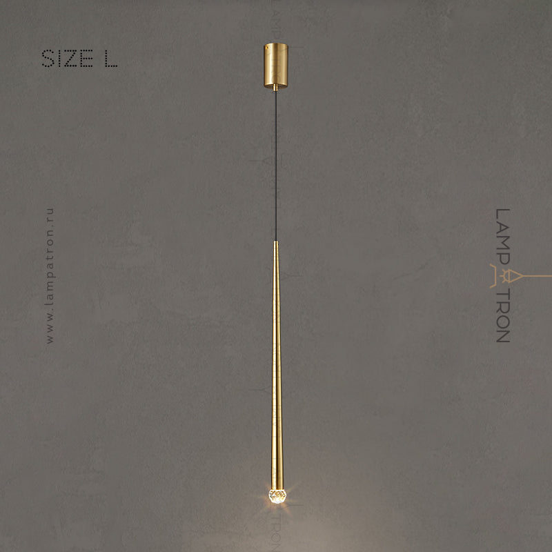 MAGRIT LUX Pendant by Lampadom - side view