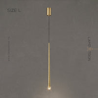 MAGRIT LUX Pendant by Lampadom - side view