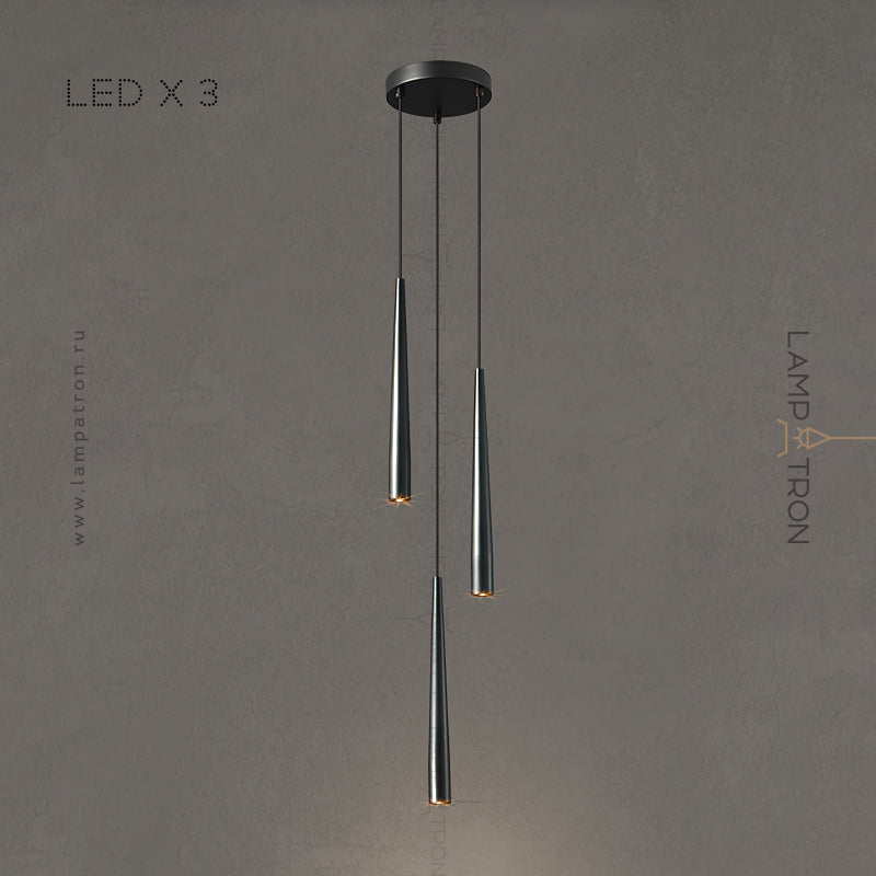 MAGRIT MORE Cascade Light by Lampadom - scale reference