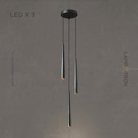 MAGRIT MORE Cascade Light by Lampadom - scale reference