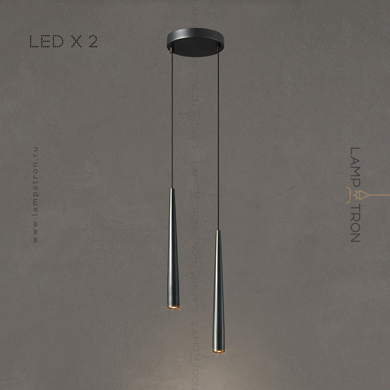 MAGRIT MORE Cascade Light by Lampadom - close-up