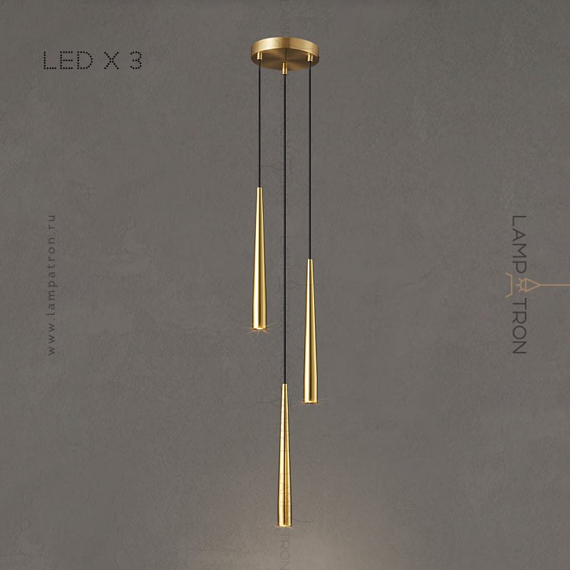 MAGRIT MORE Cascade Light by Lampadom - detail view