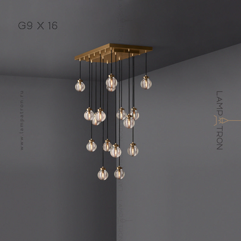 MAIBEL MORE Cascade Light by Lampadom - detail view