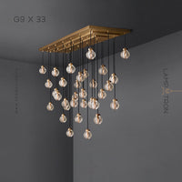 MAIBEL MORE Cascade Light by Lampadom - top view