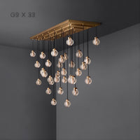 MAIBEL MORE Cascade Light by Lampadom - scale reference