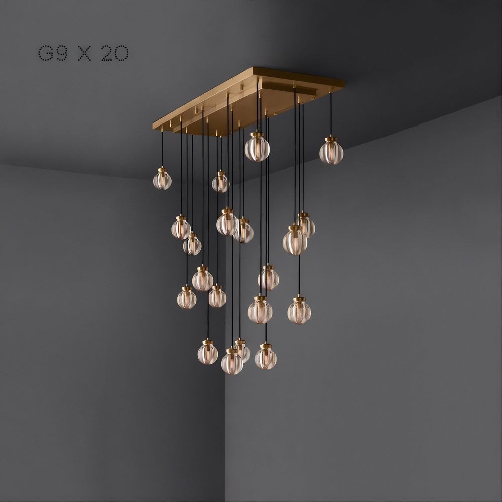 MAIBEL MORE Cascade Light by Lampadom - detail view