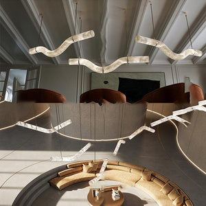 MAILIN Linear Chandelier by Lampadom
