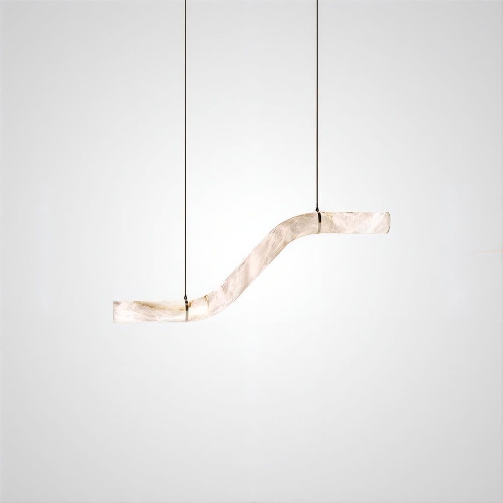 MAILIN Linear Chandelier by Lampadom - close-up