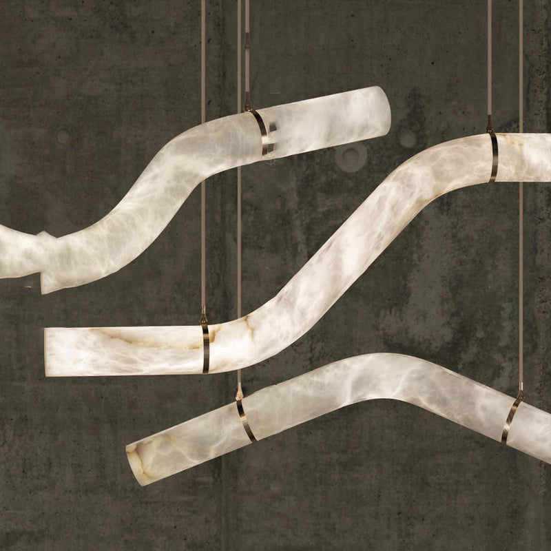 MAILIN Linear Chandelier by Lampadom - top view