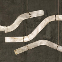 MAILIN Linear Chandelier by Lampadom - top view