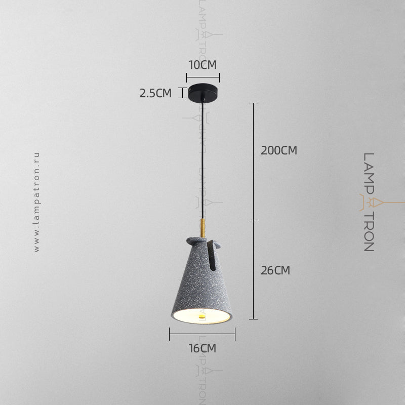 MAIT Pendant by Lampadom - scale reference