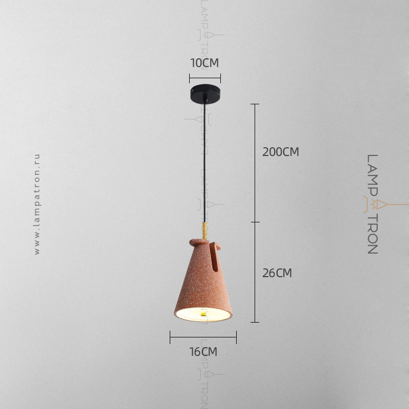 MAIT Pendant by Lampadom - close-up