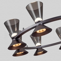 MALCOLM RING Chandelier by Lampadom - top view