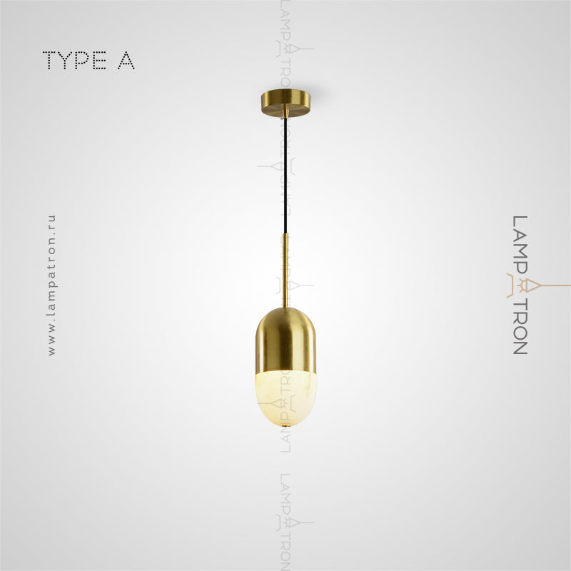 MALLE Pendant by Lampadom - scale reference