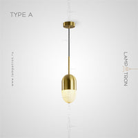 MALLE Pendant by Lampadom - scale reference