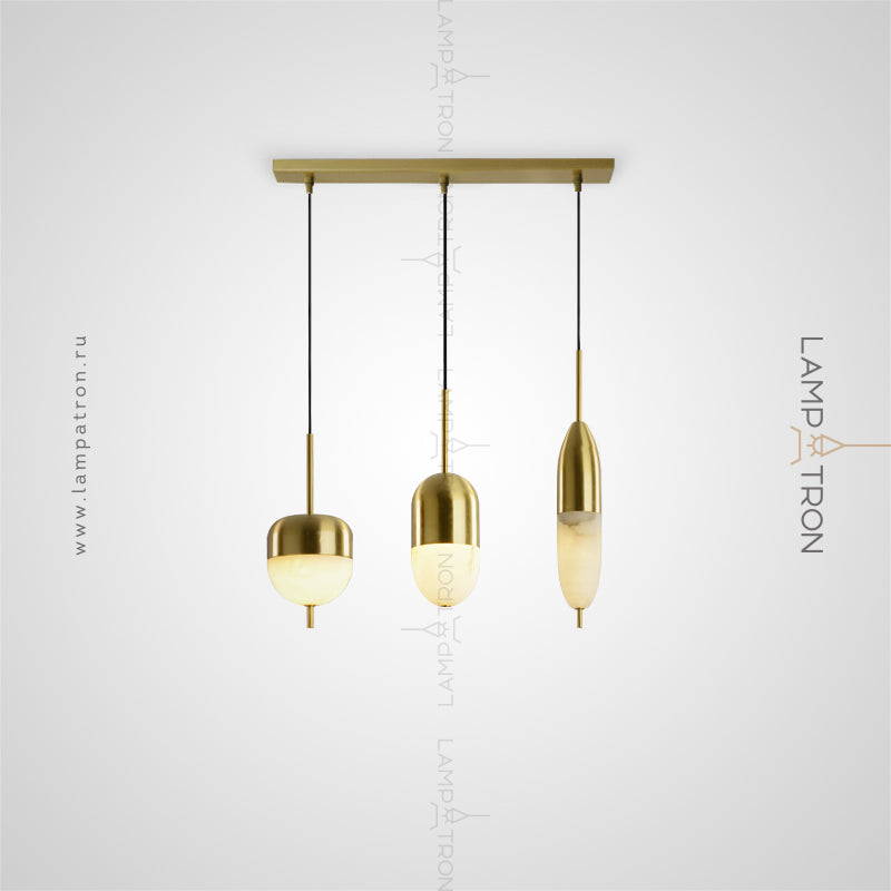 MALLE TRIO Cascade Light by Lampadom - scale reference