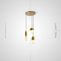 MALLE TRIO Cascade Light by Lampadom - ambient shot