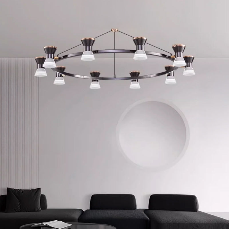 MANASSE Ring Chandelier by Lampadom - detail view