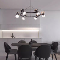 MANASSE Ring Chandelier by Lampadom - scale reference