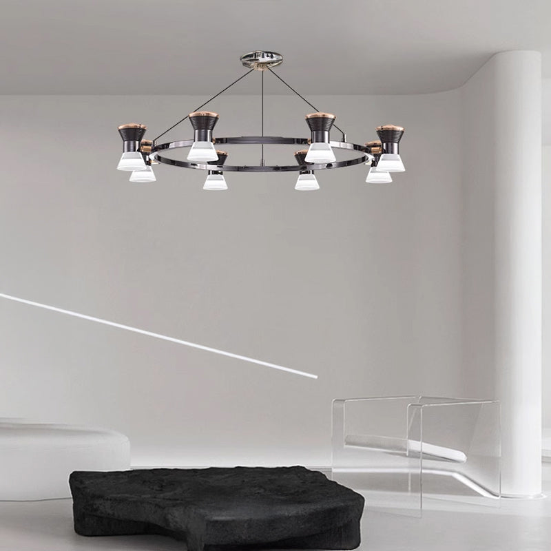 MANASSE Ring Chandelier by Lampadom - ambient shot