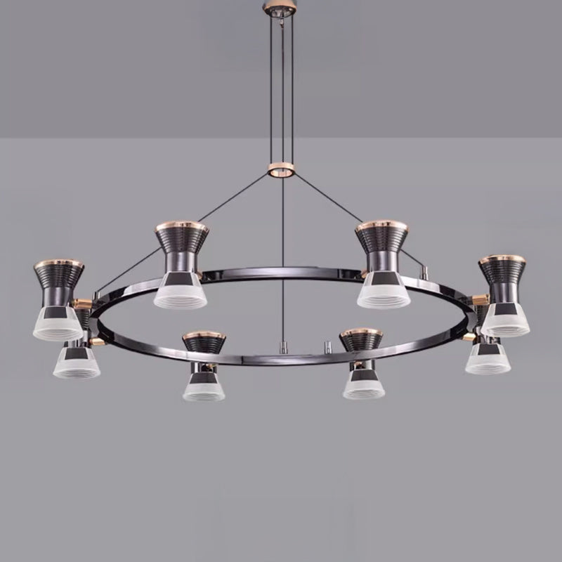 MANASSE Ring Chandelier by Lampadom - top view