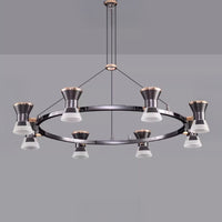 MANASSE Ring Chandelier by Lampadom - top view