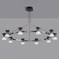 MANASSE Ring Chandelier by Lampadom - angle view