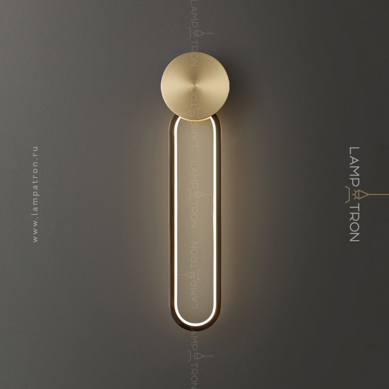 MANCHESTER W. Wall Light by Lampadom - scale reference