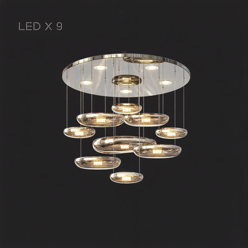 MANNA Cascade Light by Lampadom - scale reference