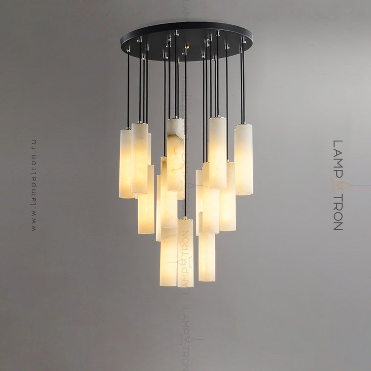 MARBLE ELIT Pendant by Lampadom - side view