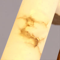 MARBLE GOLD Chandelier by Lampadom - side view