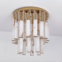 MARBLE GOLD Chandelier by Lampadom - scale reference