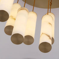 MARBLE GOLD Chandelier by Lampadom - top view