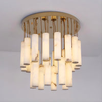 MARBLE GOLD Chandelier by Lampadom - angle view