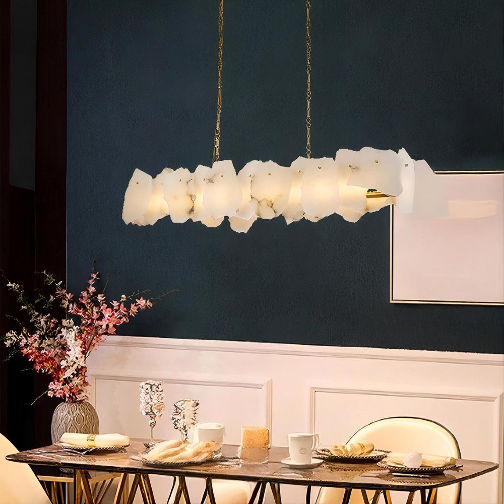 MARBLE R Linear Chandelier