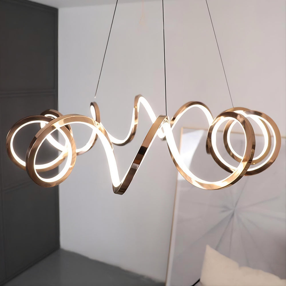 MARCELA Ring Chandelier by Lampadom - detail view