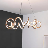 MARCELA Ring Chandelier by Lampadom - scale reference