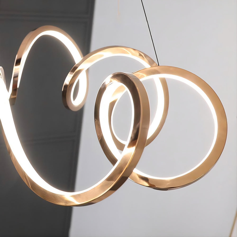 MARCELA Ring Chandelier by Lampadom - close-up