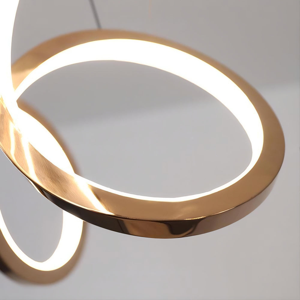 MARCELA Ring Chandelier by Lampadom - side view