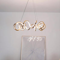 MARCELA Ring Chandelier by Lampadom - top view