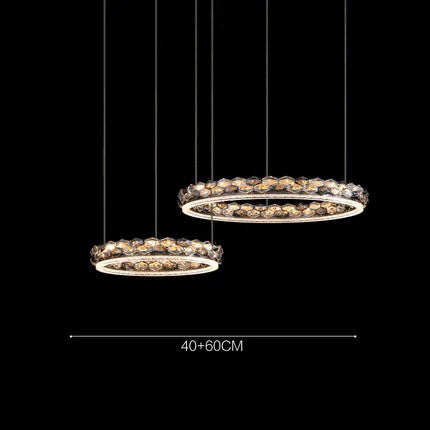 MARCELIUS Ring Chandelier by Lampadom - top view