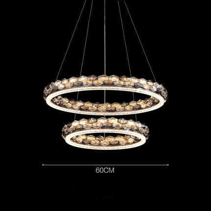 MARCELIUS Ring Chandelier by Lampadom - scale reference