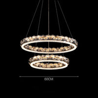 MARCELIUS Ring Chandelier by Lampadom - scale reference