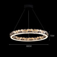 MARCELIUS Ring Chandelier by Lampadom - close-up