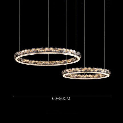MARCELIUS Ring Chandelier by Lampadom - angle view