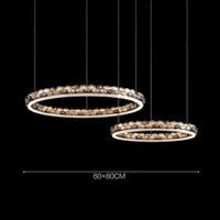 MARCELIUS Ring Chandelier by Lampadom - angle view
