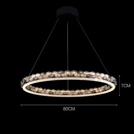 MARCELIUS Ring Chandelier by Lampadom - detail view